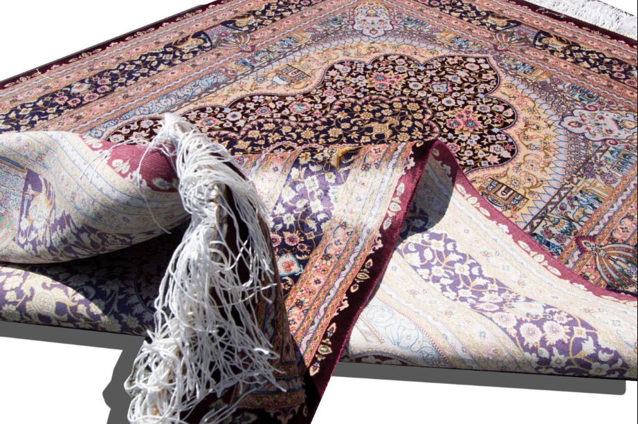 Rugs Made by Combination of Handmade and Power Loom