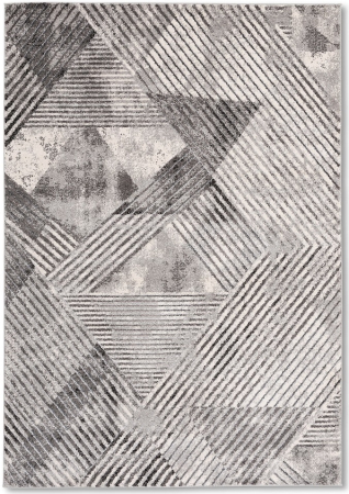 Zuri 1 Silver Loomed Runner Turkish Rug