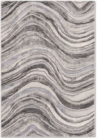 Zuri 2 Silver Loomed Runner Turkish Rug