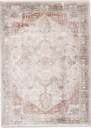 Emile 2 Ivory Loomed Turkish Rug