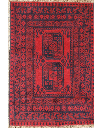 Agcha Wool Hand Knotted Afghan Rug