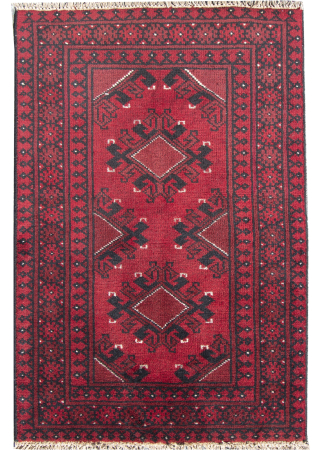 Agcha Wool Hand Knotted Afghan Rug