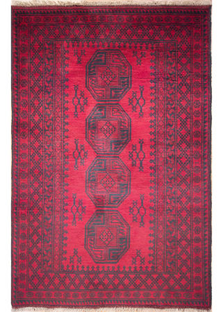 Agcha Wool Hand Knotted Afghan Rug