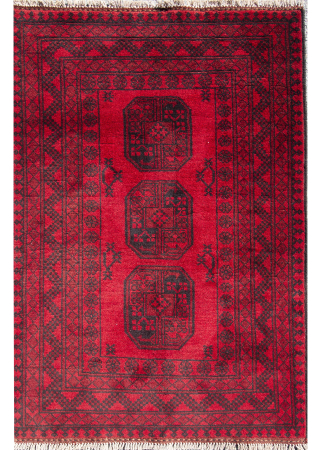 Agcha Wool Hand Knotted Afghan Rug