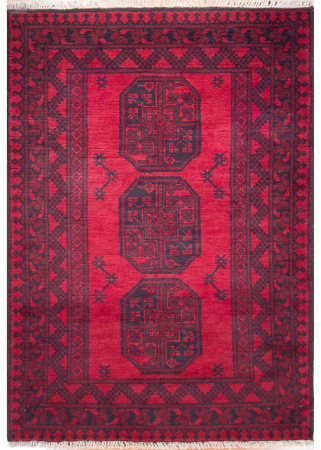 Agcha Wool Hand Knotted Afghan Rug