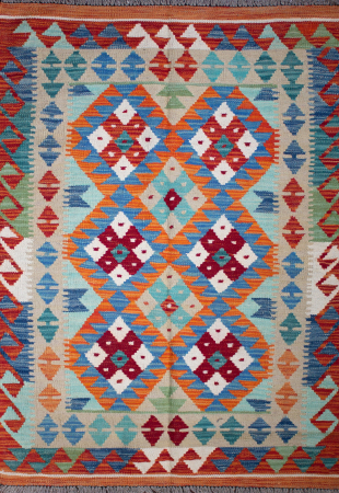 Kilim Maimana Wool Hand Knotted Pakistani Rug