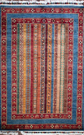 Kazak Khorjin Super Wool Hand Knotted Pakistani Rug