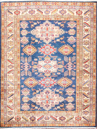 Kazak Jali Super Wool Hand Knotted Pakistani Rug