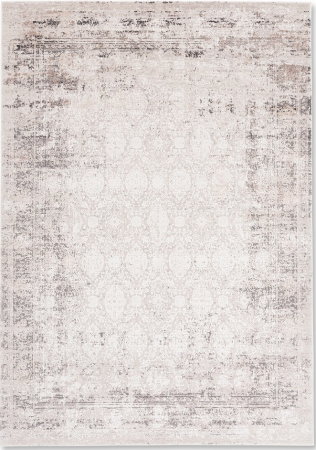 Sofia 2 Cream/Grey Loomed Turkish Rug