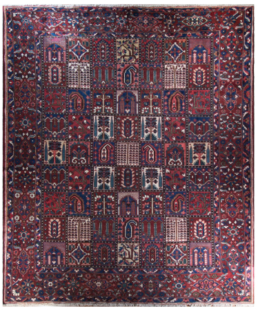 Bakhtiar Semi-Antique Wool Hand Knotted Persian Rug