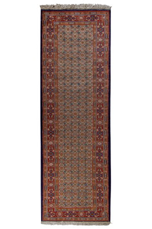 Moud Wool Hand Knotted Runner Persian Rug