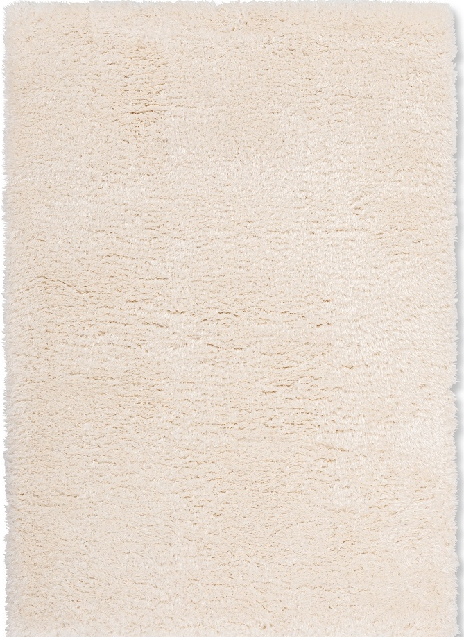 Fiorella Shag Ivory Loomed Turkish Rug, featuring Ivory tones and Minimal design, ideal area rug for any room in your home.