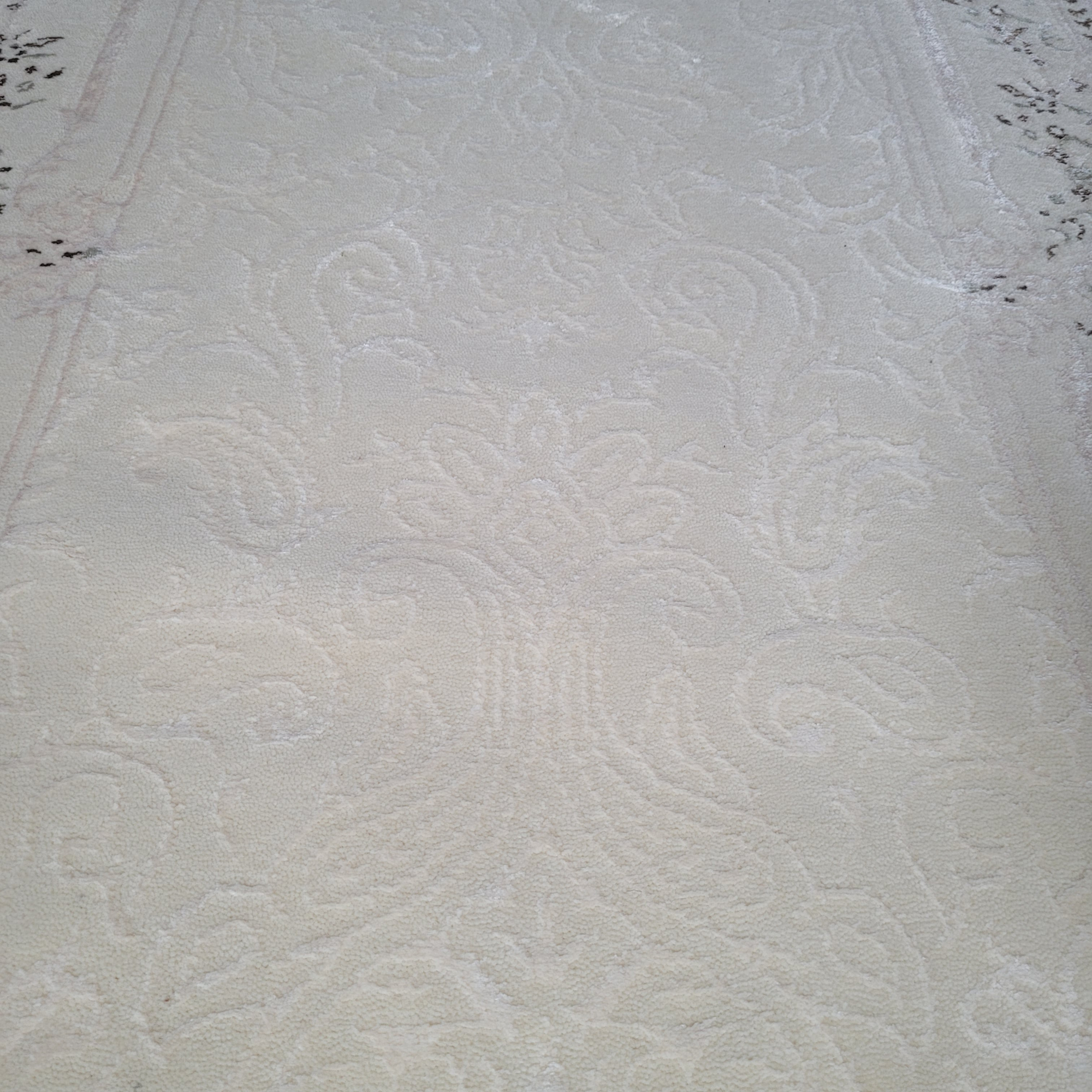 Topkapi Ivory Wool Loomed Runner Indian Rug, featuring Ivory tones and Minimal design, ideal area rug for any room in your home.